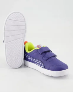 Courtflex V3 Poised 2 Race V Sneaker in Blau