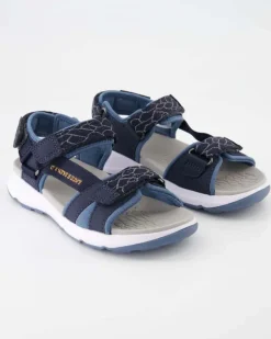Criss Cross Sandalen in Blau