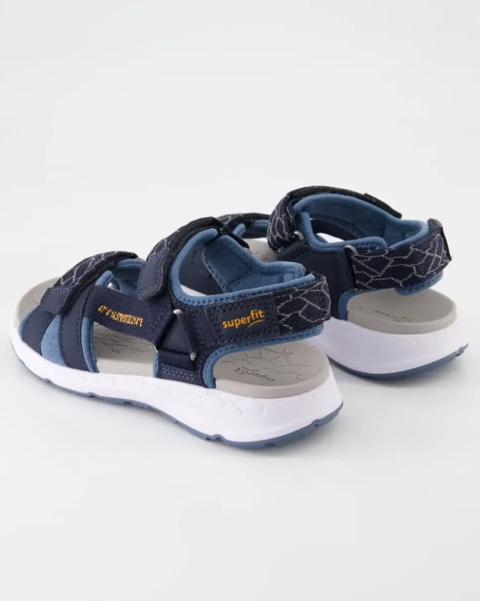 Criss Cross Sandalen in Blau