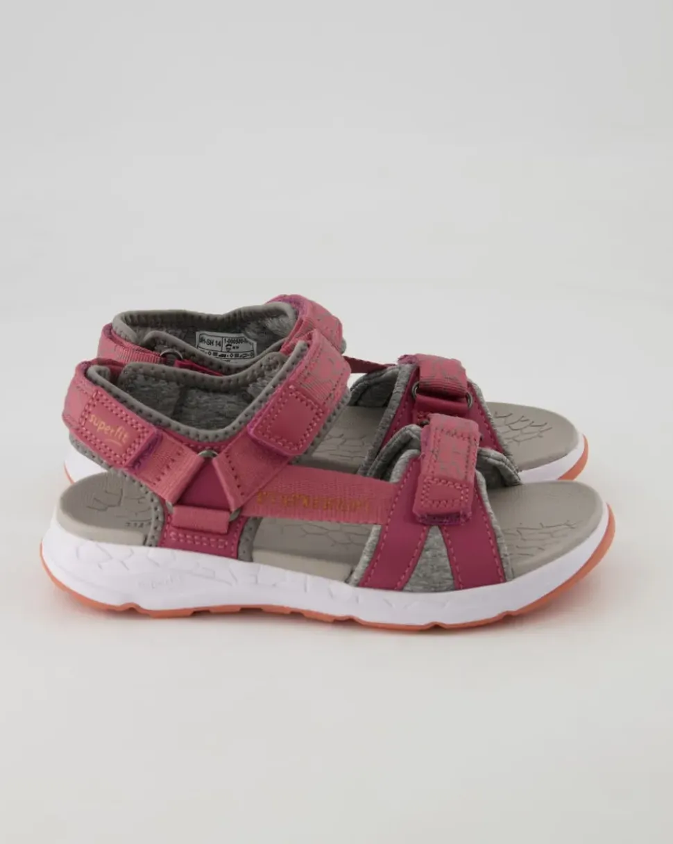Criss Cross Sandalen in Pink