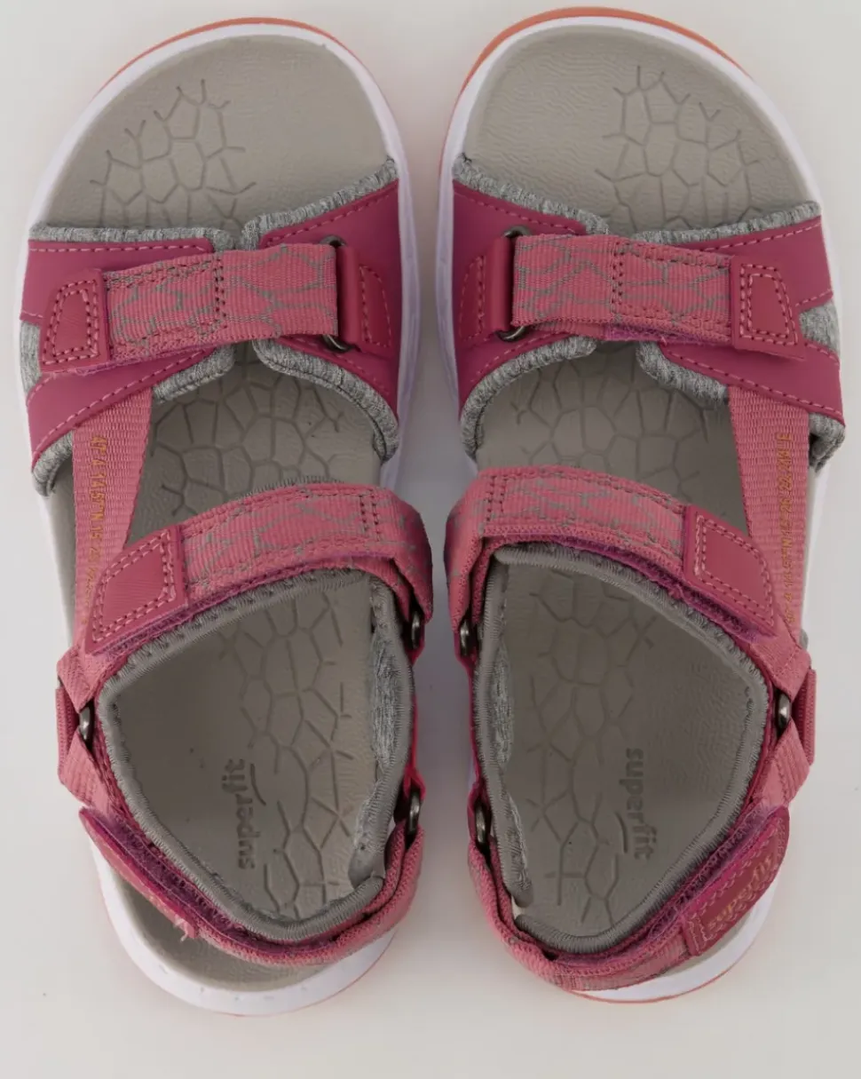 Criss Cross Sandalen in Pink