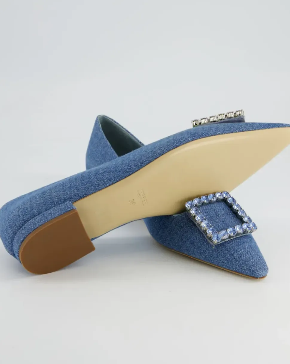 Diamond Ballerinas in Blau