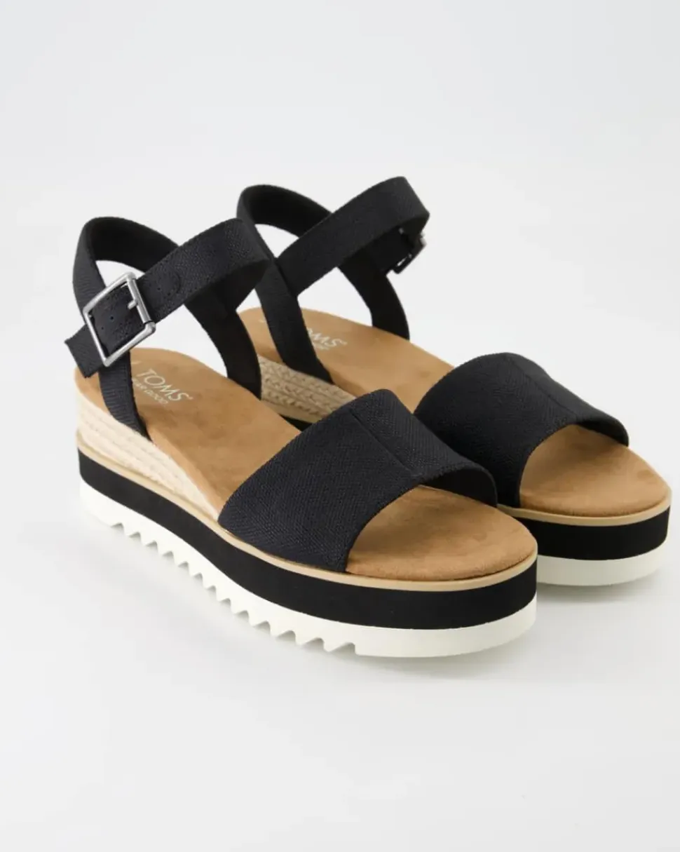 Diana Wedges in Schwarz