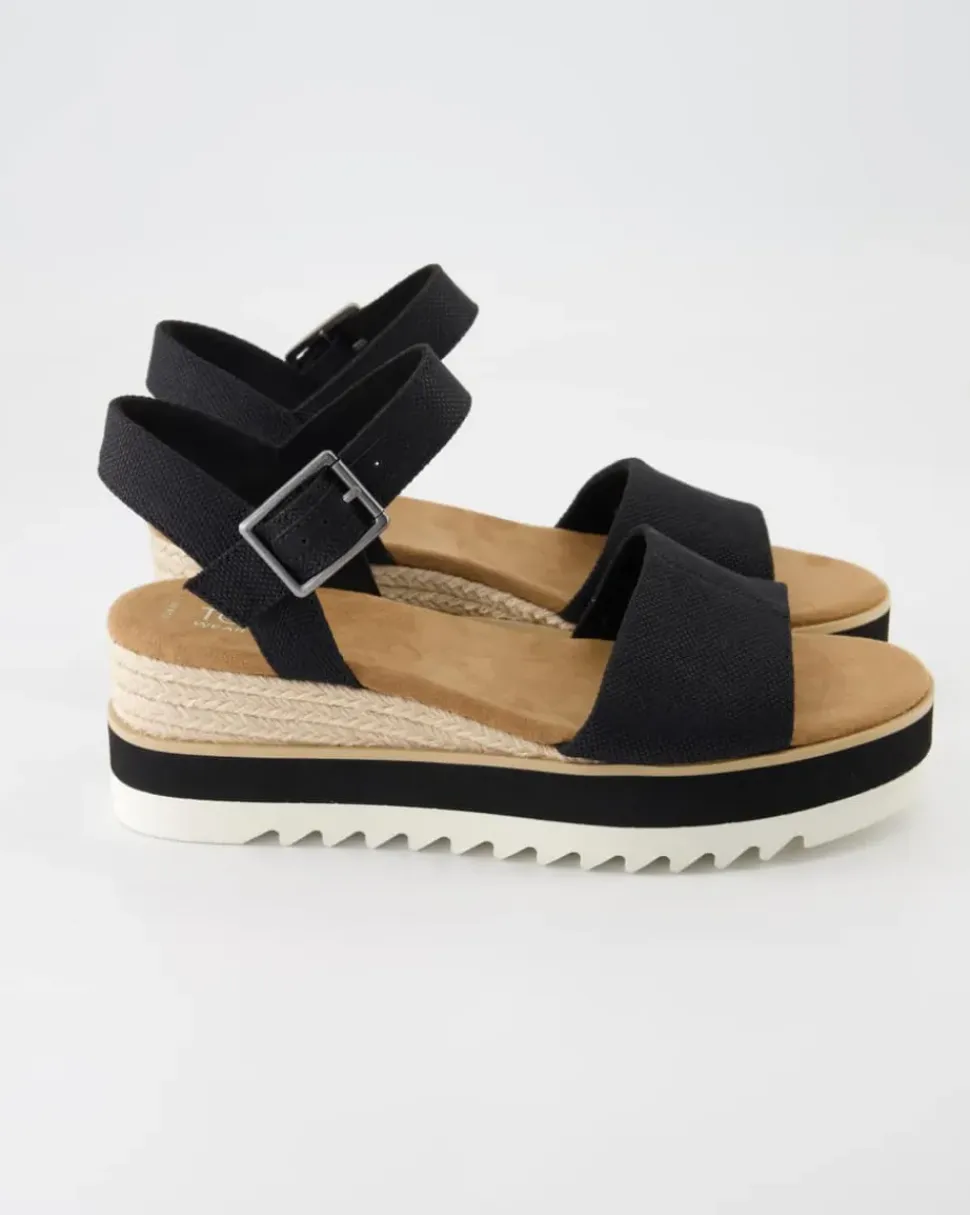 Diana Wedges in Schwarz