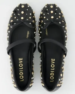DI5467 Ballerinas in Schwarz