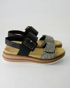 D1J53-02 Sandalen in Schwarz
