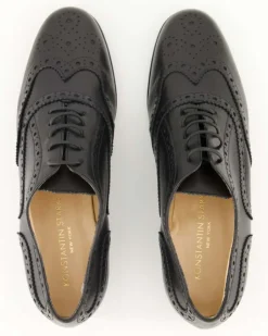 D122M Schnürschuhe in Schwarz
