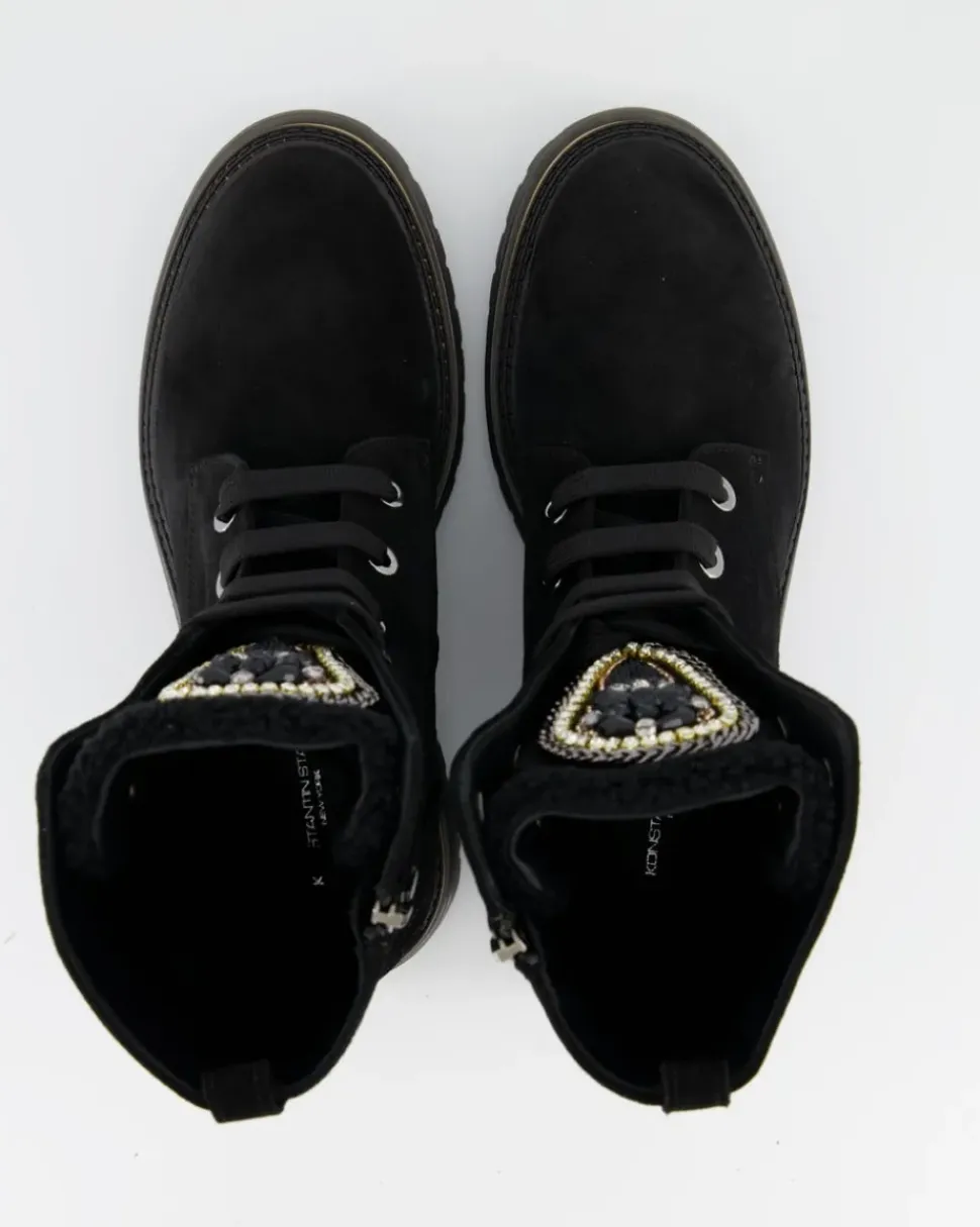 2762 D Stiefeletten in Schwarz