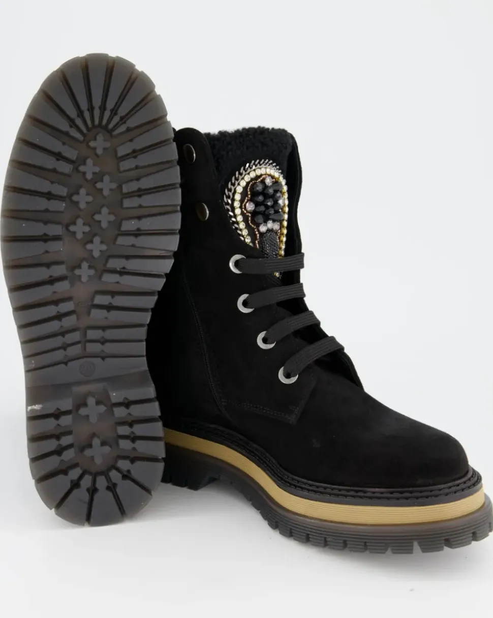 2762 D Stiefeletten in Schwarz