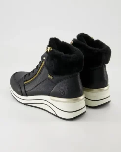D0T77-02 Stiefeletten in Schwarz
