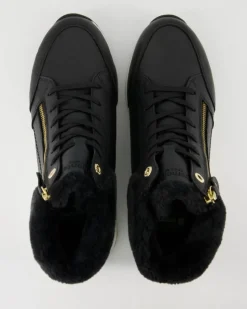 D0T77-02 Stiefeletten in Schwarz