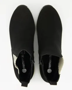 D0T75-03 Stiefeletten in Schwarz