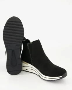 D0T75-03 Stiefeletten in Schwarz