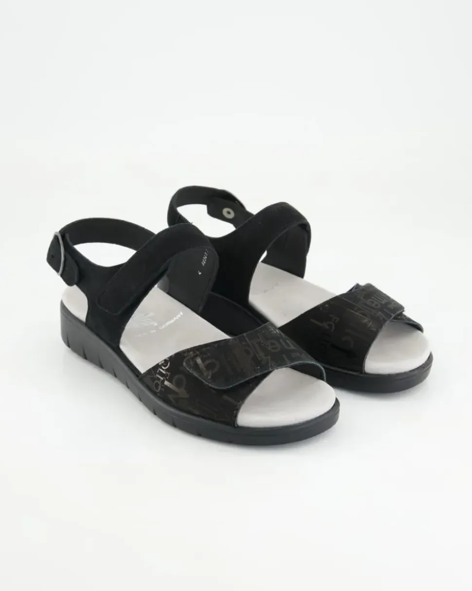 Dunja Sandalen in Schwarz