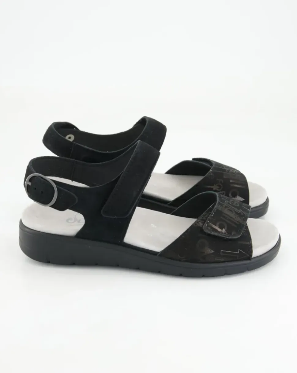Dunja Sandalen in Schwarz