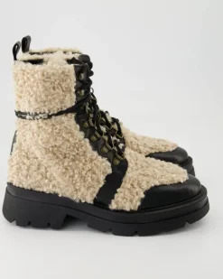 E3189 A7F Stiefeletten in Beige