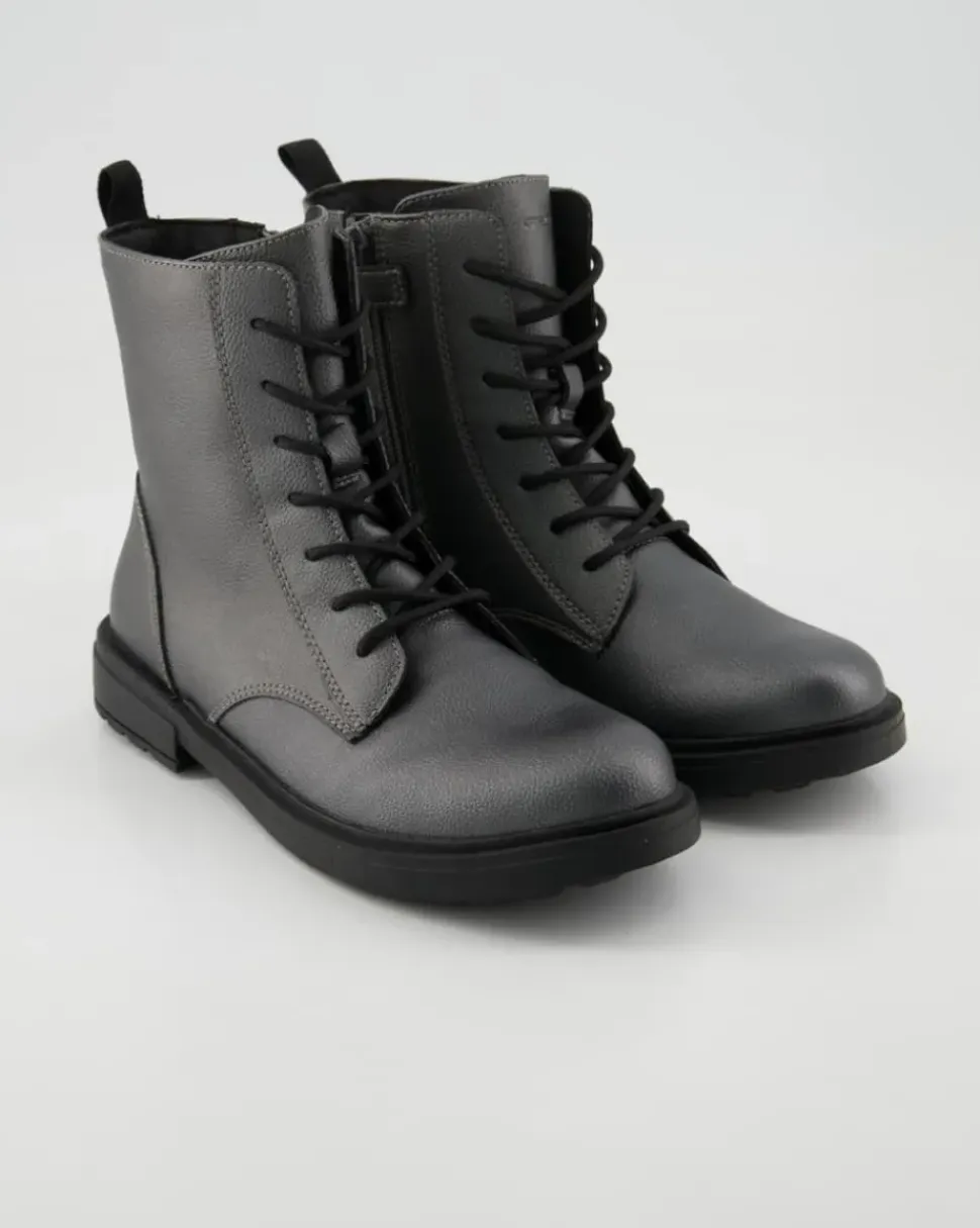 Eclair Girl Schnürstiefel in Silber