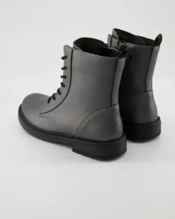 Eclair Girl Schnürstiefel in Silber