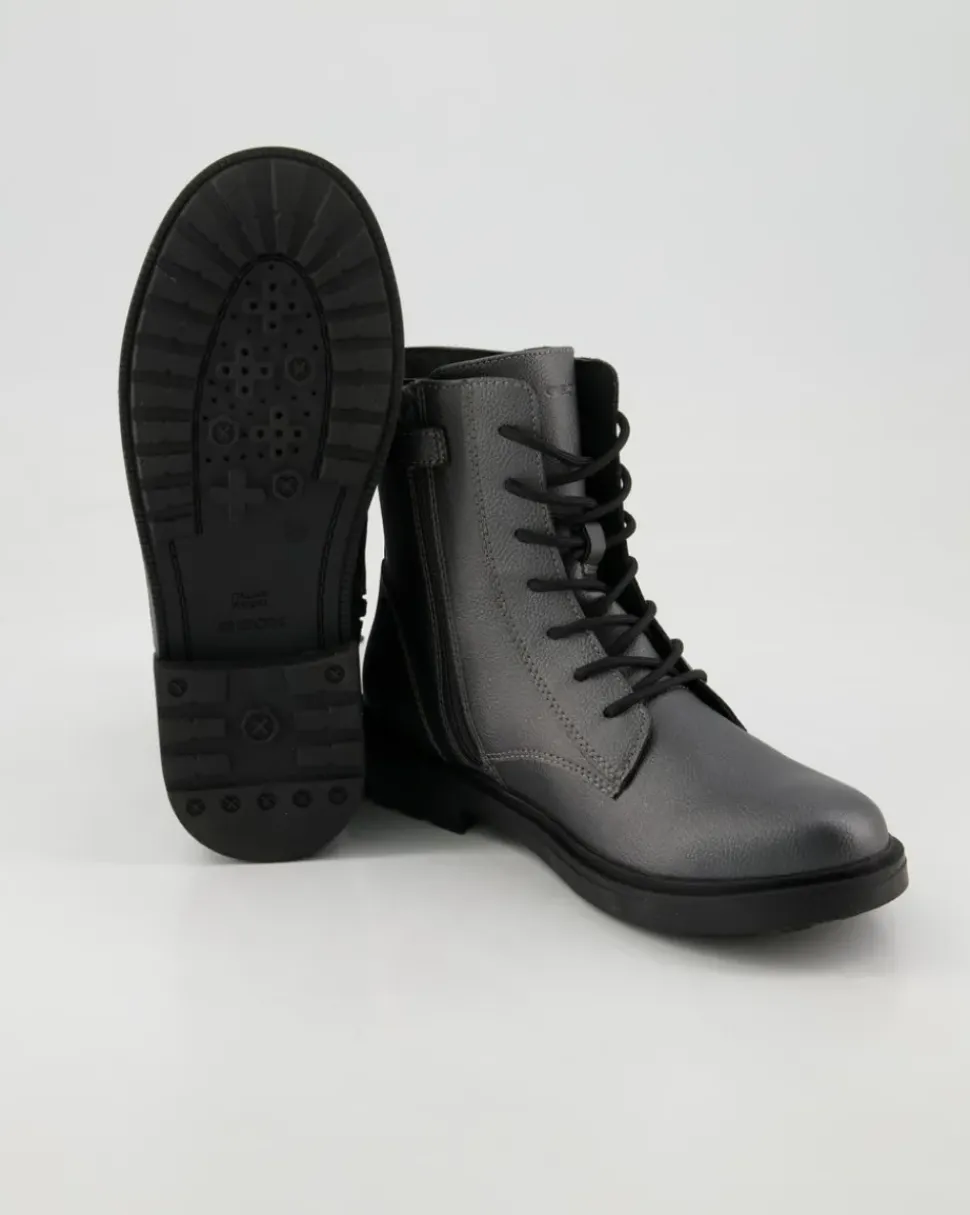 Eclair Girl Schnürstiefel in Silber