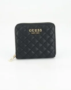 Eco Rianee SLG Small Zip Aroun Portemonnaie in Schwarz