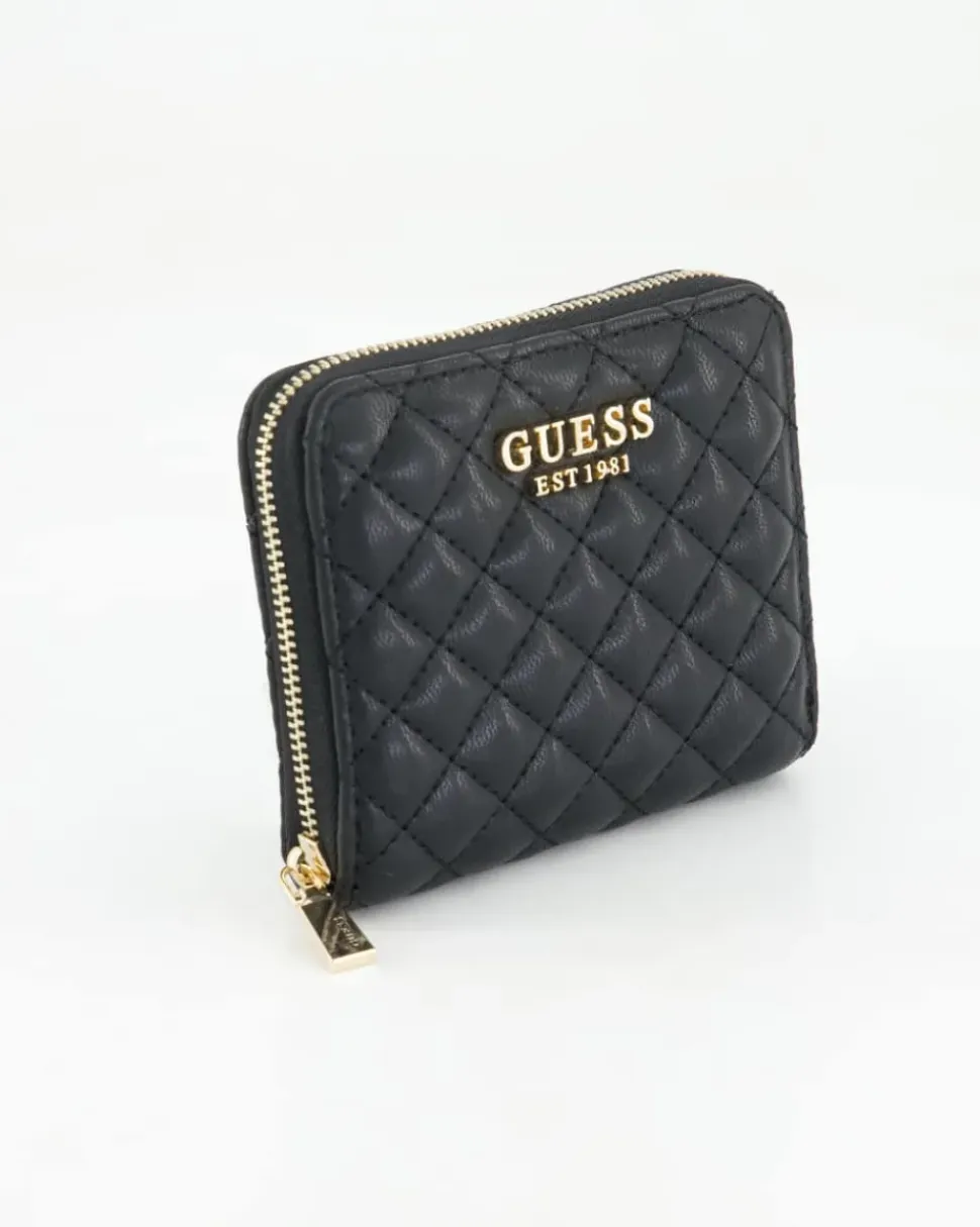 Eco Rianee SLG Small Zip Aroun Portemonnaie in Schwarz
