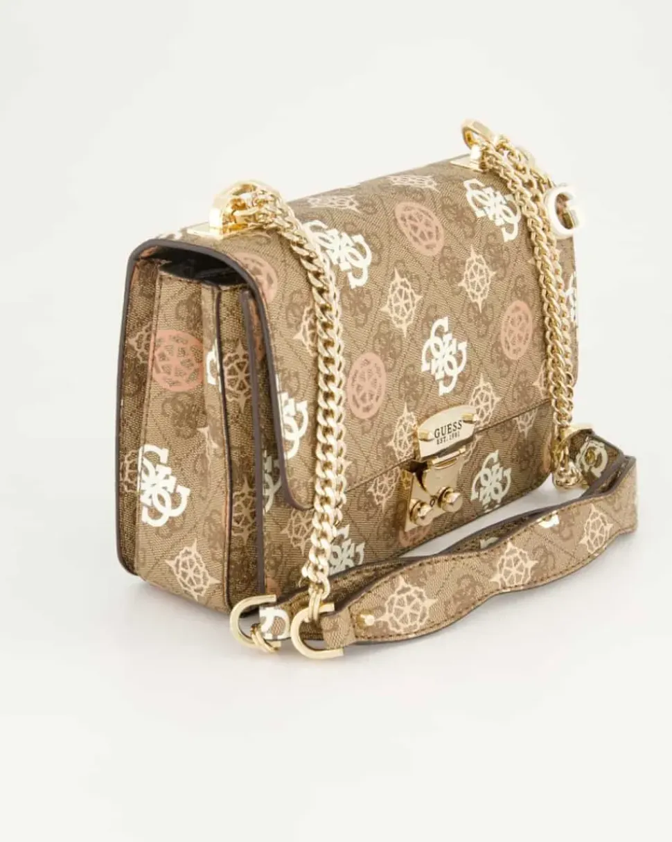 Eliette Logo Cnvrtble XBdy Flp Umhängetasche in Beige