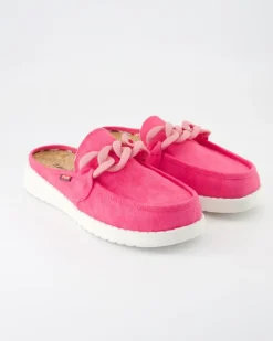 Ella washed Pantoletten in Pink