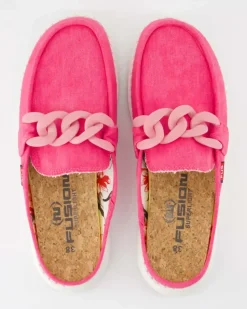 Ella washed Pantoletten in Pink