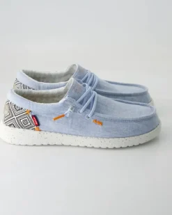 Emma Fine Slipper in Blau