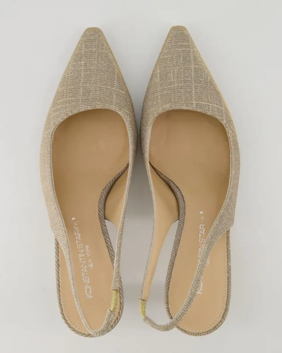 EN811 Slingpumps in Gold