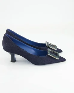 Evilly Pumps in Blau
