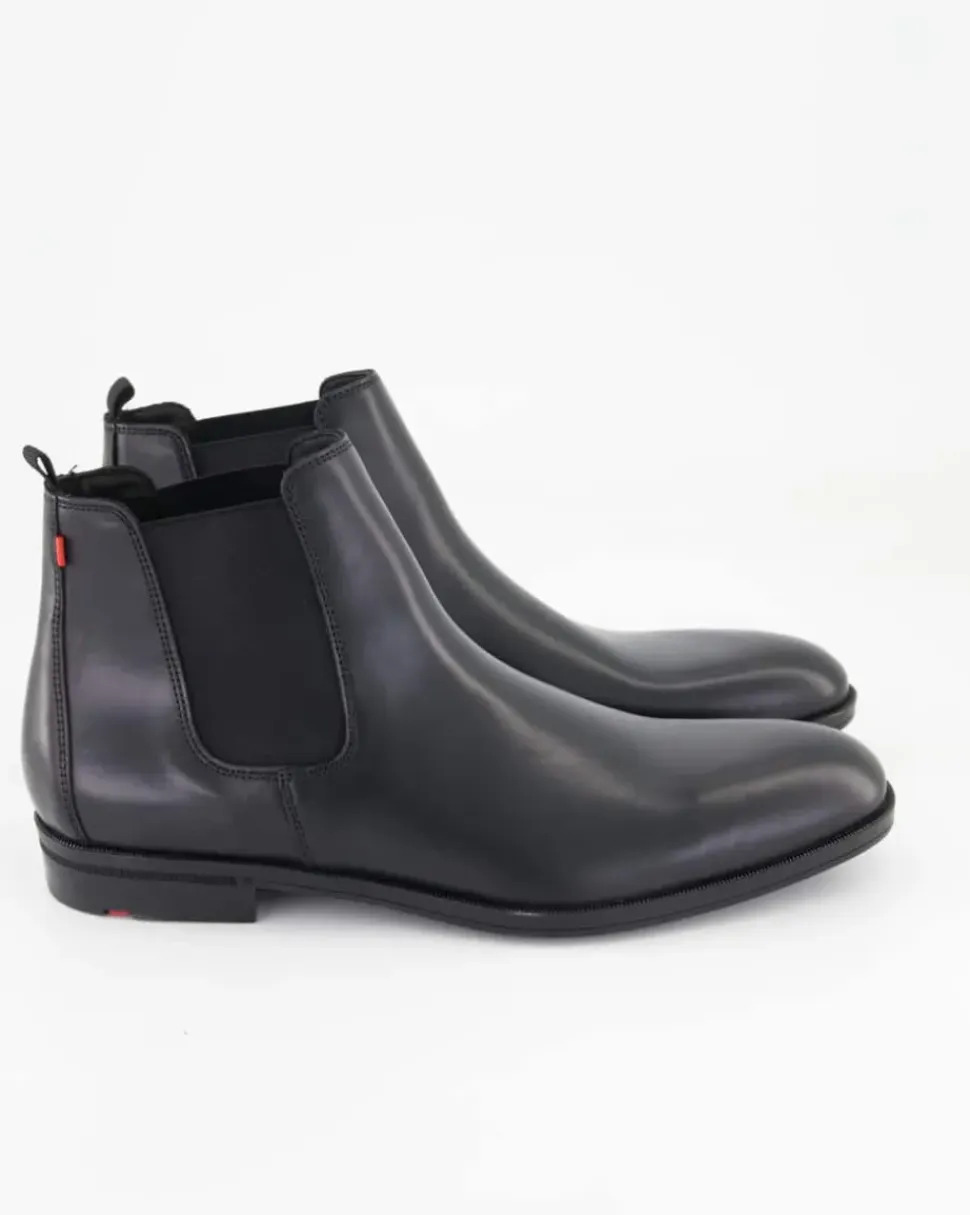FAUSTO Chelsea Boots in Schwarz