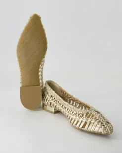 Fayston Ballerinas in Gold