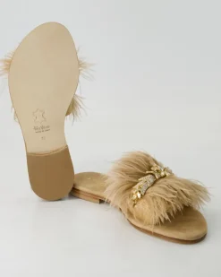 FB1114-503 Pantoletten in Beige
