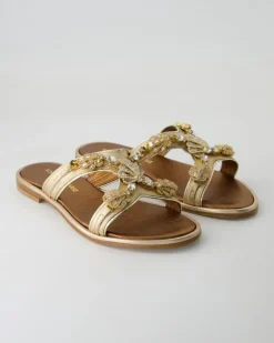 FB1115 Pantoletten in Bronze