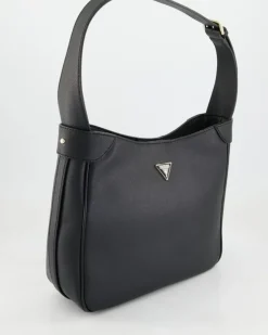 Fedora Hobo Shoulder Bag Handtasche in Schwarz