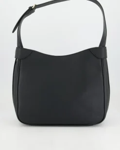 Fedora Hobo Shoulder Bag Handtasche in Schwarz