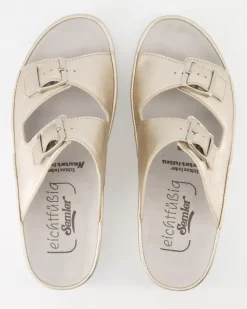 Fiesta Pantoletten in Gold