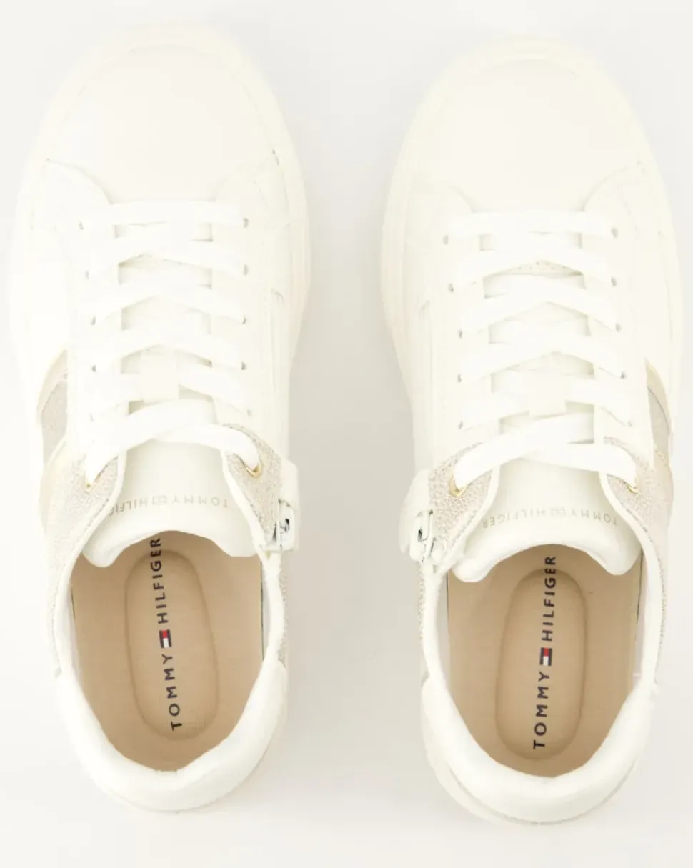 Flag Sneaker in Weiß