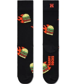 Flaming Burger Sock Socken in Mehrfarbig