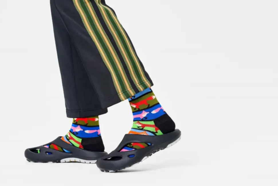 Fox Stripe Sock Socken in Mehrfarbig