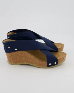 549F Pantoletten in Blau