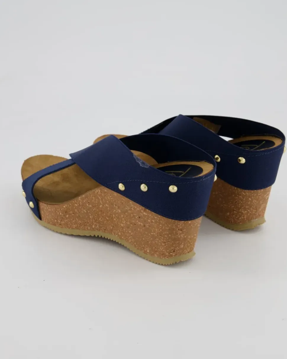 549F Pantoletten in Blau