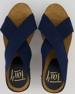 549F Pantoletten in Blau