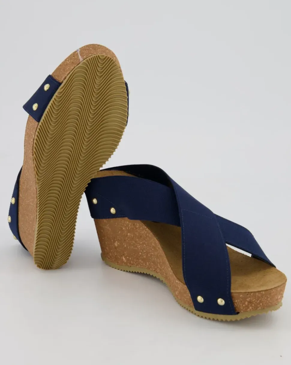 549F Pantoletten in Blau