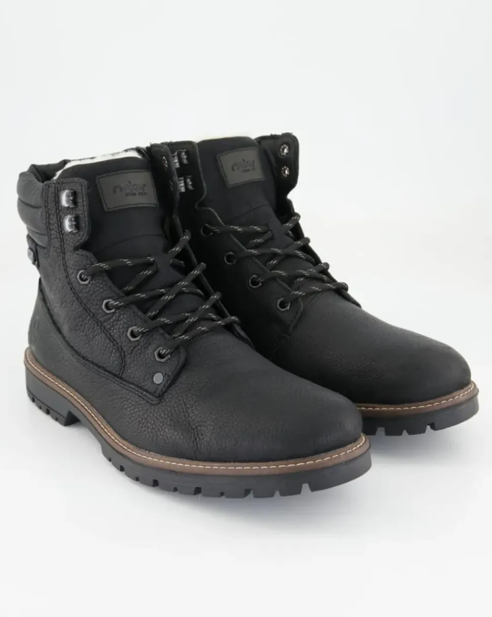 F3600-00 Winterstiefel in Schwarz