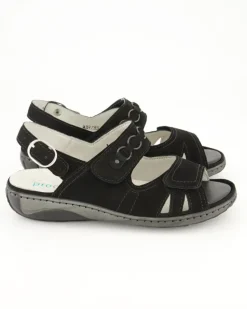 Garda Sandalen in Schwarz