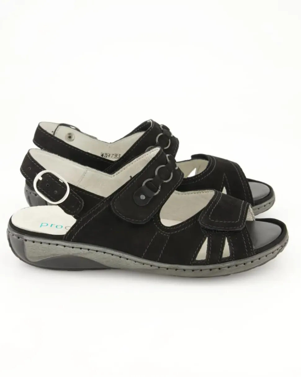 Garda Sandalen in Schwarz
