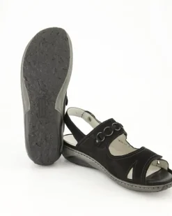 Garda Sandalen in Schwarz