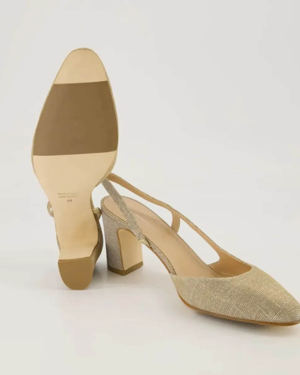 GD693 Slingpumps in Gold